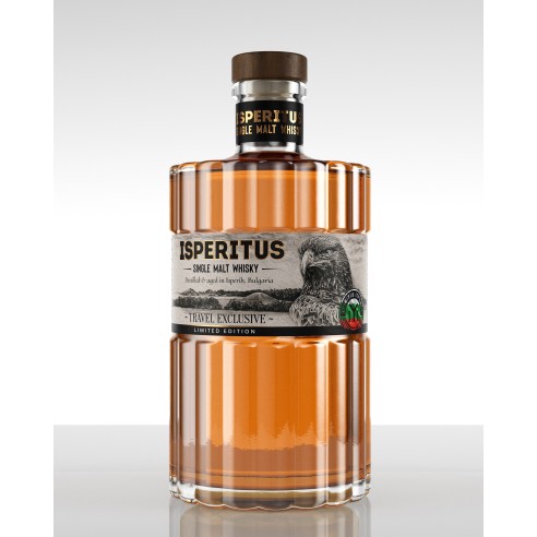 Single Malt Bulgarian Whisky ISPERITUS Travel Exclusive 43% Batch10